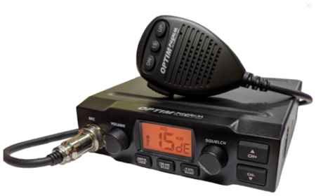 OPTIMCOM Автомобильная рация Optim Pilgrim, 12-24в радиостанция СИ-БИ диапазон 27мГц (Новая модель 2021г) 19848046203827