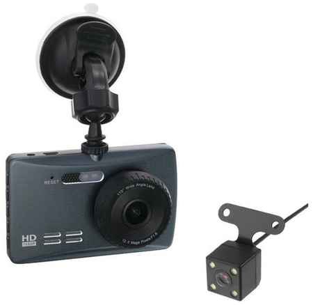 Видеорегистратор Cartage, 2 камеры, HD 1080P, IPS 3.5, обзор 170град