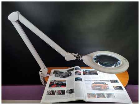 Светодиодная увеличительная лампа-лупа Neokip 8062D6LED-5D линза 7” (17,8 см) 5 диоптрий 72 светодиода