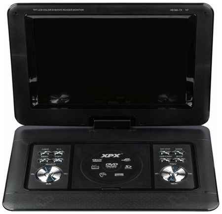 Портативный телевизор XPX EA-1569L с DVD и DVB-T2 15″ (1366x768)