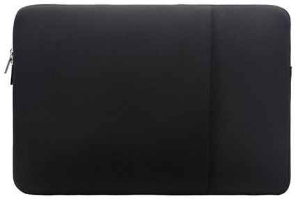 Чехол для ноутбука 13-14 дюймов, на молнии, из водоотталкивающей ткани, размер 36-27-2 см, черный 19848063462189