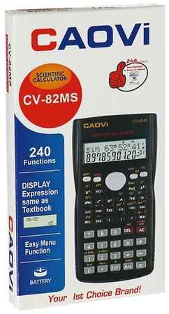 Калькулятор инженерный 10-разрядный Caovi CV-82MS двухстрочный 19848063489356
