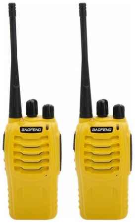 Комплект радиостанций Baofeng BF-888S пара жёлтые (2шт) 19848067143258