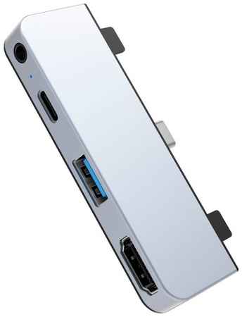 USB-концентратор HyperDrive 4-in-1 USB-C Hub, HD319E, разъемов: 4, Silver 19848075592106