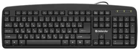 Клавиатура Defender Office HB-910 RU, черный, полноразмерная 19848079311446