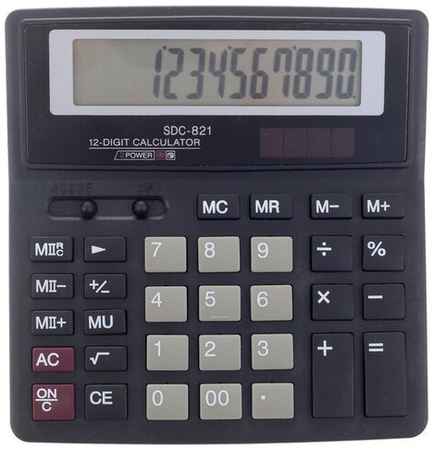 Калькулятор настольный, 12 - разрядный, SDC-821 19848084211919