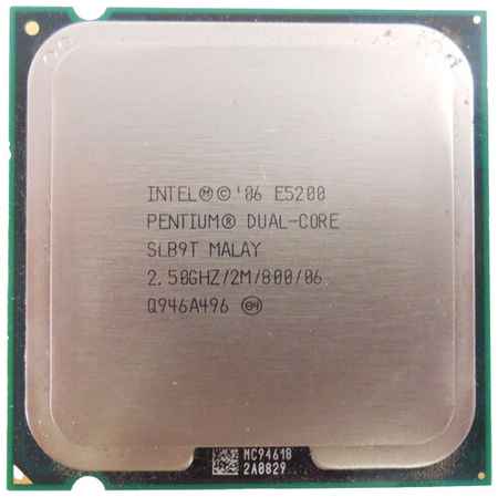 Процессор Intel Pentium E5200 LGA775, 2 x 2500 МГц, OEM