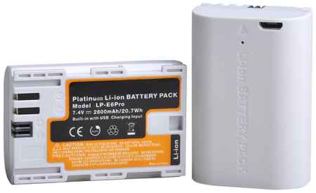 Сменная батарея ABC LP-E6Pro 2800 mAh для камер CANON EOS 5D/7D Mark