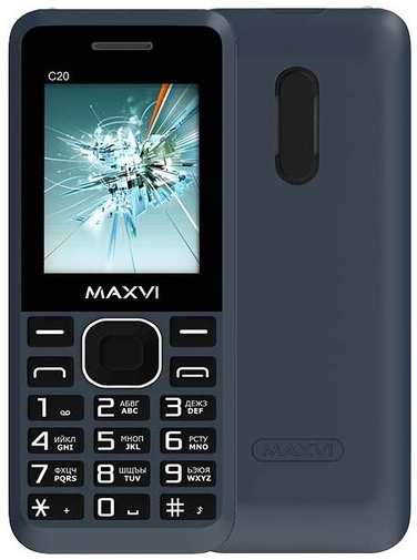 Телефон MAXVI C20, 2 SIM, маренго 19848094821317