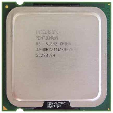Процессор Intel Pentium 4 531 LGA775, 1 x 3000 МГц, OEM 19848103010363