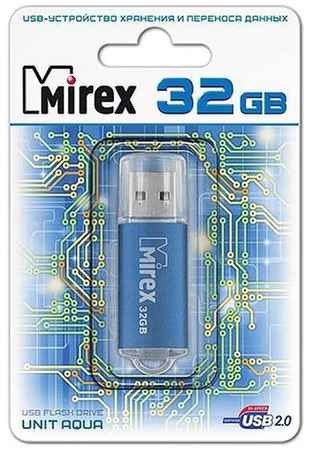Флеш-диск Mirex 32GB Unit Aqua (13600-FMUAQU32 )