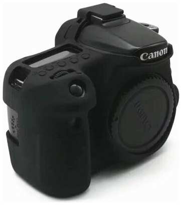 Силиконовый чехол CameraCase для Canon 70D (черный) 19848107098695