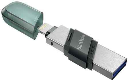 Флеш накопитель для iPhone SanDisk iXpand Flash Drive Flip 128gb 2 разъема USB3.1+lightning 19848112600005