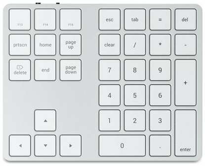 Беспроводная цифровая клавиатура Satechi (Bluetooth) / Silver