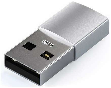 Адаптер Satechi USB-A/USB-C Серый космос / Space Gray 19848116773256