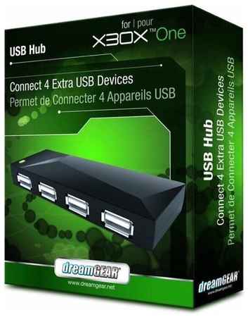 4 Port USB Hub DreamGEAR для Xbox One и других приставок 3.0 (хаб) 19848118859928