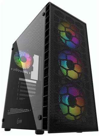 Корпус Powercase Mistral Z4С Mesh LED, Tempered Glass, 4x 120mm 5-color fan, чёрный, ATX (CMIZ4C-L4) 19848118965233
