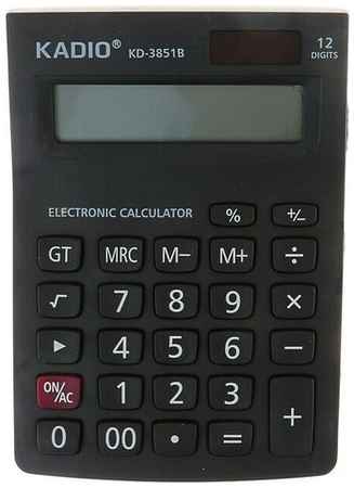 Kadio Калькулятор настольный, 12-разрядный, 3851B, двойное питание 19848124874003