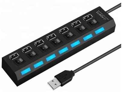 Litex Group USB Hub разветвитель на 7 USB с выключателями