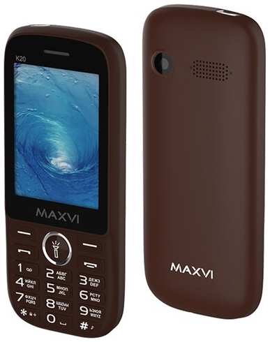 Телефон MAXVI K20, 2 SIM, coffee 19848133798079