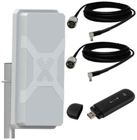 ZTE MF79N 4G 3G WiFi USB модем с Антенной широкополосной MIMO 14.5 dBi кабель 5 метров (004305)