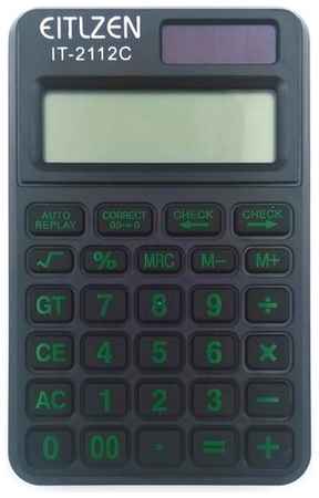 Калькулятор 12 разрядов малый IT-2112C, калькулятор для вычислений, калькулятор для ЕГЭ, калькулятор для школы, калькулятор для работы