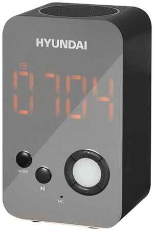 Радиобудильник Hyundai H-RCL300 LCD подсв:оранжевая часы:цифровые FM