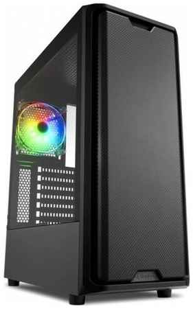 Sharkoon SK3 RGB игровой корпус (ATX, закаленное стекло, fan 1x120 мм + 1x120 мм RGB, 2xUSB 3.0, audio)