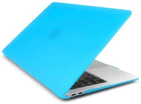 Синяя пластиковая накладка для Macbook Air 13 2018 - 2019 Hard Shell Case 19848149236579