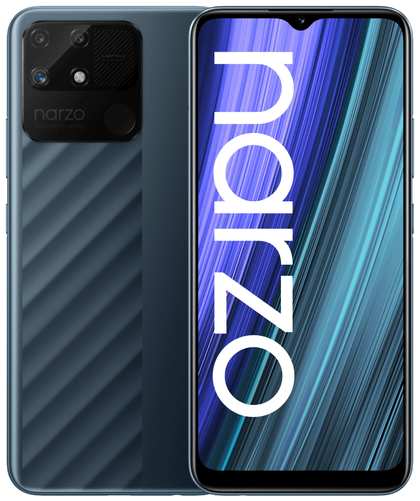 Смартфон realme Narzo 50A 4/64 ГБ Global, Dual nano SIM, зеленый 19848153647631
