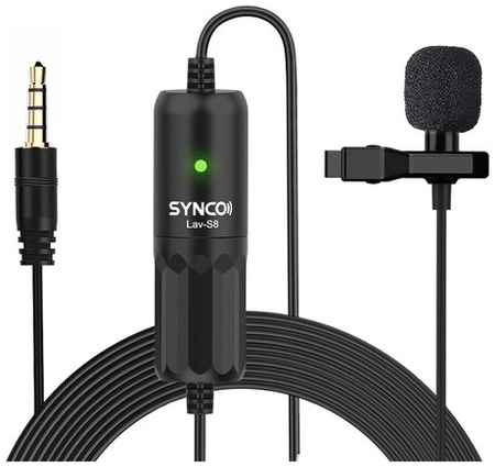 Микрофон Synco Lav-S8, петличный, моно, 3.5 мм TRS / TRRS