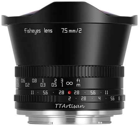 Объектив TTartisan 7.5 мм F2.0 APS-C для Canon EOS M