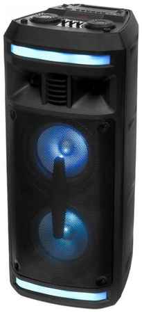 Портативная акустика Dialog Oscar AO-12 1.0, 30W RMS, Караоке с микрофоном, BT+FM+USB+SD+LED, черный 19848170516983