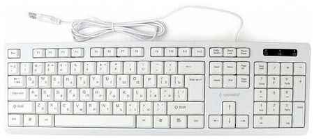 Клавиатура Gembird KB-8355U,{USB, белый, 104 клавиши, кабель 1,85м} 19848178378163