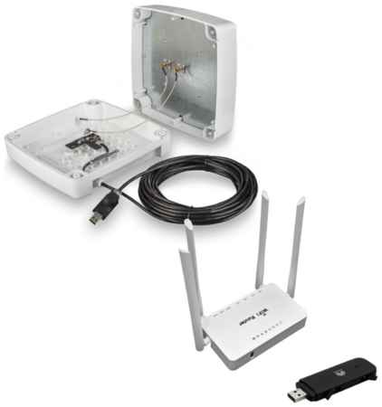 HUAWEI Комплект усиления сигнала интернет 3G/4G для дачи с антенной KSS15-Ubox MIMO 19848180249563