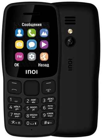 Телефон INOI 105, 2 SIM, черный 19848184014904