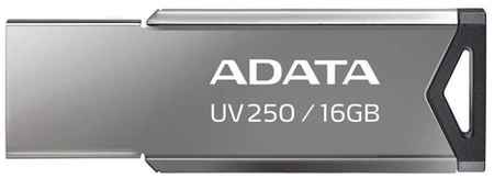 USB Флеш-накопитель ADATA AUV250-16G-RBK 16 ГБ, серебристый 19848184043866