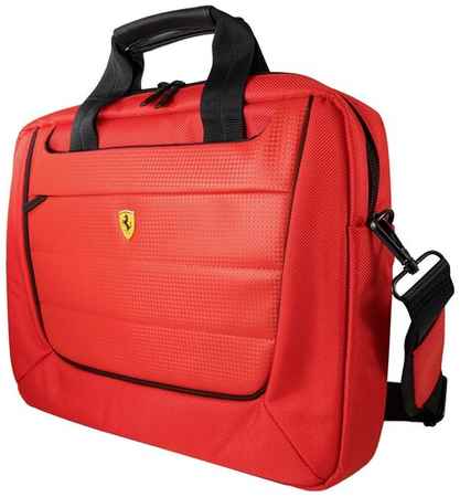 Сумка Ferrari Pit Stop Collection New Scuderia для MacBook 13″ красная (FECB13RE) 19848184209818