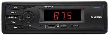 Магнитола автомобильная 1 din Soundmax ССR 3064F