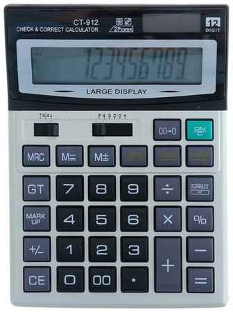 Сима-ленд Калькулятор настольный, 12 - разрядный, CT - 912, средний 19848196830724