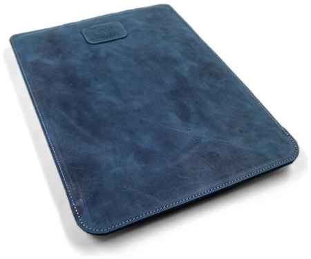 J. Audmorr Кожаный чехол J.Audmorr для Macbook 14 Pro / Ноутбука 13,3″-14″ (325 х 225 х 18 мм), синий, Newbridge 14 Saphire 19848201236866
