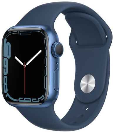 Умные часы Apple Watch Series 7 41 мм Aluminium Case GPS, синий омут 19848201737383
