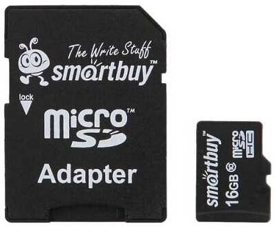 Карта памяти SmartBuy microSDHC Class 10 16GB 19848201854810