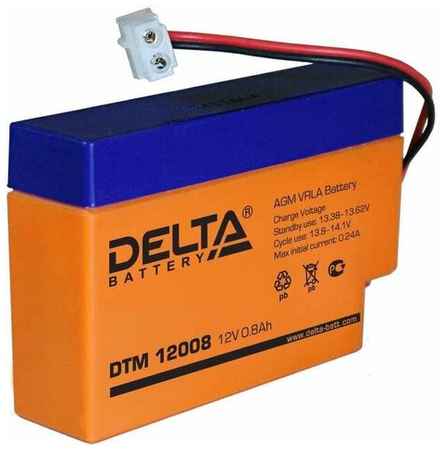 Delta Electronics Аккумулятор UPS 12В 0.8А. ч Delta DTM 12008 19848206276161