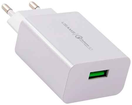 Сетевое зарядное устройство USAMS - (Модель - US-CC083) T22 1 USB QC3.0, 3A, 18W, (CC83TC01)