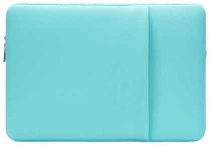 ZaMarket Чехол для ноутбука 13-14 дюймов, на молнии, из водоотталкивающей ткани, размер 36-27-2 см, бирюзовый 19848210045464