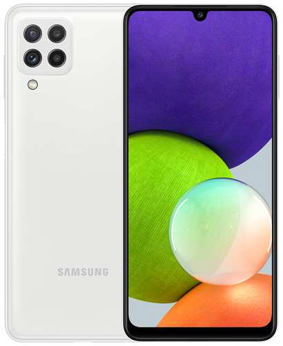 Смартфон Samsung Galaxy A22 4/128 ГБ, Dual nano SIM, белый 19848210070930