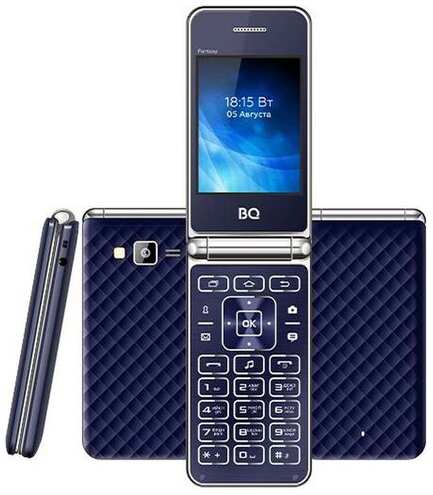 Телефон BQ 2840 Fantasy, 2 SIM, синий 19848210803614