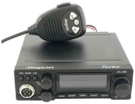 Радиостанция Megajet MJ-600 TURBO AM/FM 240 каналов 27 МГц 19848214382917