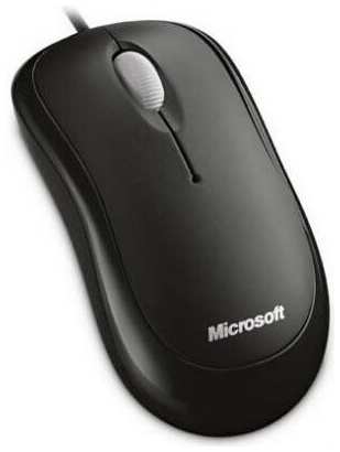 Мышь компьютерная Microsoft ″Basic″, цвет: черный 19848216039637